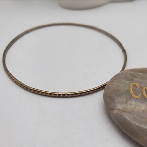 Snake skin patterned copper and gold toned‎ bracelet B0920